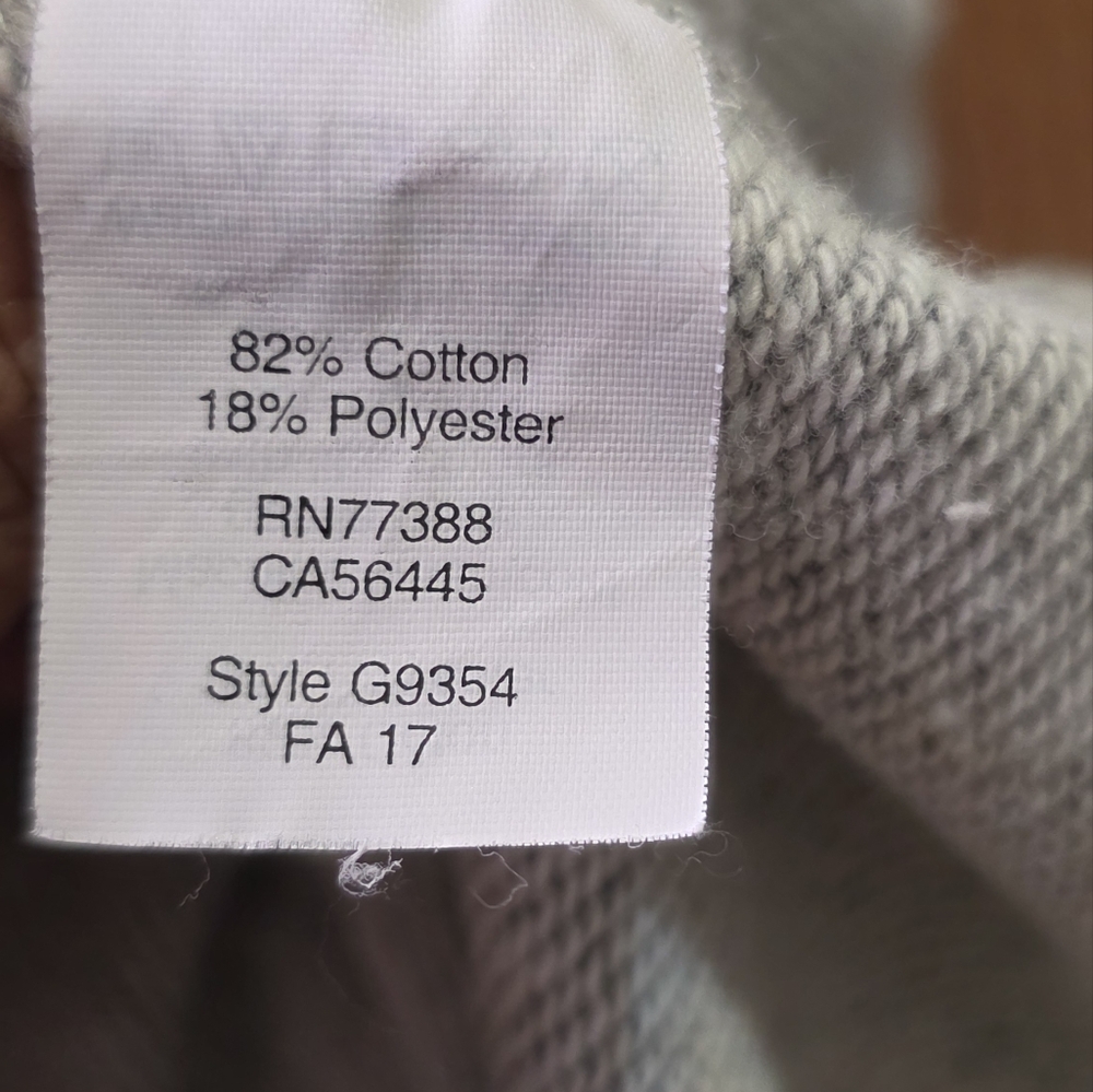 Jcrew Factory 3/4 Sleeve Sweatshirt Dress Light Gray Size XS - Picture 11 of 12